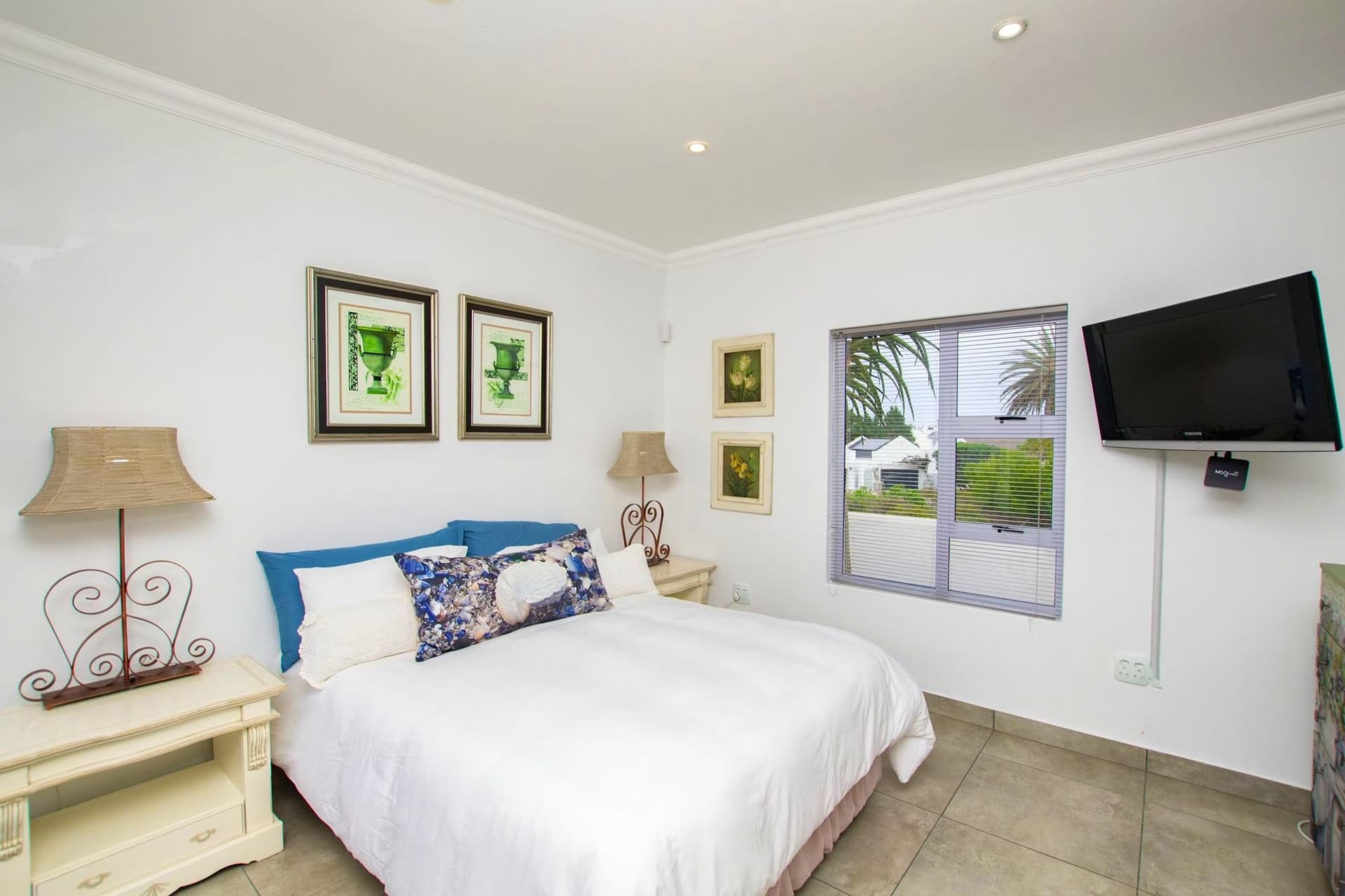 A corner of one of 25 on First's bedrooms